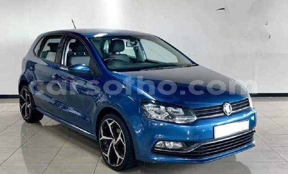 Buy used volkswagen polo blue car in port louis in port louis district -  carmoris