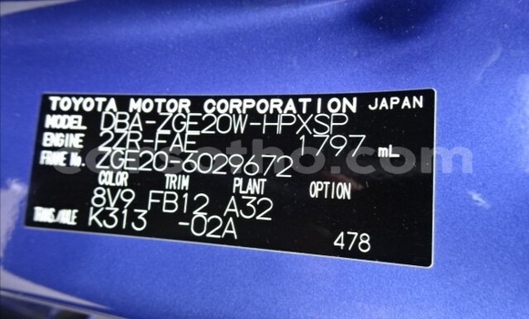 Acheter Occasion Voiture Toyota Wish Bleu à Maseru, Maseru Acheter Occasion Voiture Toyota Wish Bleu à Maseru, Maseru