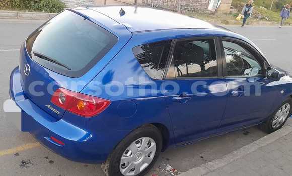 Sayi Na hannu Mazda Axela Blue Mota in Import - Dubai a Maseru Sayi Na hannu Mazda Axela Blue Mota in Import - Dubai a Maseru