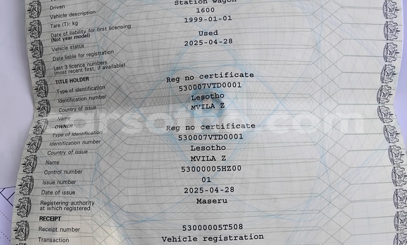 Buy Used Honda Stepwgn White Car in Maseru in Maseru