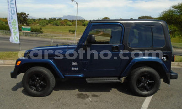Sayi Na hannu Jeep Wrangler Blue Mota in Peka a Leribe Sayi Na hannu Jeep Wrangler Blue Mota in Peka a Leribe